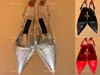каблуки для обуви дизайнеры высоких каблуков Slingback Designer Heels Women All Season Shoes Shopsik