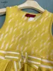 Fashion Girls Jirt Summer Sans manches en tricot de tricot Robe de robe 100-160 cm Vêtements de créateurs pour enfants Design Baby Partydress 24april