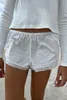 Женские шорты Женщины каваи лаунж пижамы 2024 летние дамы ретро -ретро -женские милые бабочка
