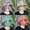 Berets Summer Women Sunscreen Fisherman Hat Fashion Floral Prim