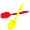 Utensils Universal Heat Resistant Integrate Handle Silicone Spoon Scraper Spatula Ice Cream Butter Cake Kitchen Home Cooking Tool Utensil