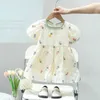 Abiti da ragazza Bambini abiti da principessa per bambini outfit da ragazza manica con manica con uccisioni per la festa di compleanno per bambini abiti da bambino per bambini