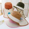 Berretti Panama Summer Baby Girl Hat Beach Cap Cap Travel Boys Fisherman Bambini all'aperto Cappelli da pesca dell'arrampicata