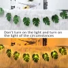 Décorations 1.5 / 3m Turtle artificielle Feuilles LED LED STRING LUMILES POUR BIRLES