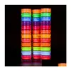 Lidschatten Neon Party Pulver 12 Farben in 1 set leuchtend Lidschatten Nagel Glitzer Pigment Fluoreszenz Maniküre Nägel Kunst Drop -Lieferung H Dhqu5