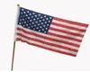 Drapeau américain 3x5 ft Higt Quality Nylon Broidered Stars Cous cousu Stripes Study Brass Grommets USA Garden Flag9479058