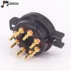 Verstärker CMC Bakelite 8Pin Rohr Socket Gold plattiert für KT88 EL34 5AR4 6L6 6CA7 6SL7 6SN7 Elektronenrohr HiFi Audio Vakuumrohrverstärker