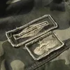 Vestes pour hommes Camouflage Militar Mens Mens Army Coats d'hiver Coton Velvet épais 2024 Bomber Veste M-6XL