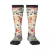 Chaussettes masculines vintage fleur bohème ouzbékistan suzani suzanne unisexe hiver chaleureuse chausse