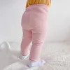 Pantaloni di cotone a gambe lunghe per bambini per bambini 2023 pantaloni per bambini primaverili/estivi pantaloni solidi pantaloni per bambini