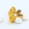 Dangle Ohrringe Retro Jhumka Jhumki Golden ethnischer Perlen Quasten traditioneller Schmuck für Frauen Mädchen täglich 40 GB