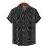 Camisas casuais masculinas camisa havaiana Man camisas de alta qualidade Luxo masculino Moda Blusses Sociais camisetas algodão curto slve fr Shipping y2405068jq0