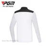 T-shirts masculins PGM Summer Men Ice Ice Silk Sportswear Zipper Stand Collar T-shirts Long-Slve Sunscrn Shirts Male Fast Dry Sports Tops Y240506