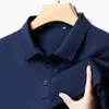 Polos pour hommes Couleur continue d'été à manches courtes à manches à manches à manches à manches à manches à manches à manches courtes à manches à manches courtes de haute qualité