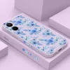 Cases voor mobiele telefoons Blue Floral Silicone Phone Case voor REALME 10 9 10T 9 PRO 10 PRO 8 PRO7 PRO 8 8I 9I 7I 6 7 10 PRO PLUS C35 C30 C31 C31 C25 C20