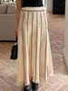 Юбка юбка короткие полосатые вязаные платья Женская одежда Y2K Летние сексуальные платья с твердыми цветными нарядами Slim Fit Одежда