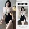 Повседневные платья v Sece Sweet Mini Dress Fashion Corean 2024 Топы сексуальные секретарь униформ