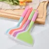 Utensils NonStick Silicone Spatula Omelette Pan Turner Beef Meat Egg Cooking Spatulas Wide Pizza Shovel Kitchen Scraper Cooking Utensils