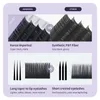 False wimpers Extensie C D Curl Individuele Supplie Volume Mink Lashes Natural Tray MaquiaGem Premium Matte Black 16Rows