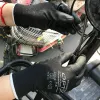 Перчатки Wonder Grip 24peeces/12 пары безопасные перчатки черные Pu Нейлоновые хлопчатобумажные перчатки промышленные защитные перчатки