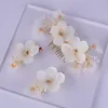 Clips de cabello Flower Color clip set de horquilla para mujeres novias diamantes de novia accesorios de boda de novia joya