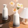 Vasi set bianco e grigio di 2 decorativi per decorazioni per la casa regalo ideale San Valentino Vaso in ceramica