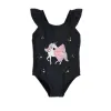 Swimwear One Piece Girl Swimsuits 1 2 3 4 5 ANS Bébé Swimwear Summer Beach Bathing Bikini Clothes Kids Bow Seaside Swimming Wear