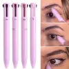 Eyeliner multifunctionele wenkbrauw eyeliner potlood 4 in 1 waterdichte tekening lipvoering markeerstift Easy Color Heat of Heat Proof make -up cosmetisch