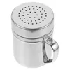 Dinnerware Sets Kitchen Seasoning Jar Powdered Sugar Baking Powder Shaker Sifter With Handle Medium Duster Dispenser Stainless Steel