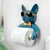 Handtücher Tablett Toilettenpapierhalter Hygiene Harz kostenlos Punch Hand Tissue Box Haushalt Papierhandtuchhalter Reel Spool Gerät Hund Stil Stil