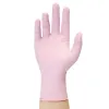Handschoenen roze nitril wegwerphandschoenen