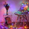 10100M LED String Fairy Lights Indoor Outdoor Wedding Garland Light Waterproof Christmas Party Decoration EUUKUSAU Plug 240506