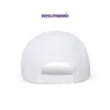 Populärt nytt modebroderi designer märke mössa mäns tvättade ring mode baseball hatt vit wl zyuq