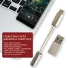 Wzmacniacz DAC USB C Wzmacniacz słuchawkowy ESS ES9280C Pro DSD128 32BIT 384KHz Type C Amp dla słuchawek Pixel Samsung Xiaomi OnePlus Win10