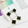 Cheap price and highquality earring jewelry Classic Four Leaf Clover Earrings with with common cleefly