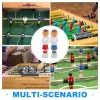 表4 PCSテーブルサッカーの置物おもちゃ玩具ゲームアクセサリーサッカーフーズボールプレーヤーの彫像フィギュア完全チーム
