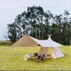 Tentes et abris imperméables tente de camping extérieur 2-3 personne Pyramide conception backpacking portable double couche légère