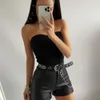 Camis sexy symmetrische strapless tube top chic hete zoete gewas Korean tank dames party clue corset mode klassiek strapless vest