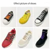 Pièces de chaussures Amélioration des lacets magnétiques Laces Chaussures Elastic No Tie Lazy Shoelace Lock One Size convient à tous les enfants adultes