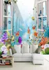 Custom Po Wallpaper 3D Children039S Room onder water World Wall Papers Home Decor voor kinderen3436110