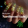 Body Glitter Festival Night Glow Makeup Luminous Body Oko Browitlitt Crei cekinowa krem ​​gwóźdź Art duże cekiny Shimmer Diamond Body Bliters D240503