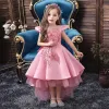 Gitarre formelle Mädchen Schwalbenschwanz Hochzeitsfeier Zeremonie Langer Abend Brautjungfer Kinder Prinzessin Kleider Mädchen Fischnetzhandschuhe Petticoat