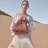 Pol Niche Design Pavilion 2023 Nieuwe Franse dames lederen Crossbody Body Bag Dumpling Bag Casual draagbare schoudertas