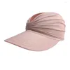 Berets UV Protection Women Hat Ladies Słońce Stylowe dla szerokiego oddychania Outdoor Cap Gardening