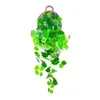 Decorative Flowers Simulated Plant Living Room Wall Hanging Basket Vine Leaf False Green Greening Indoor Decoration