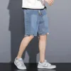 Y2K męscy luźne workowate dżinsowe menu dżinsy modne streetwear hip hop długie krótkie krótkie krótkie