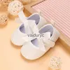 Erste Walkers Baby Geburtstagsfeier Schuhe Kleinkind Bowknot Nicht-Schlupf-Gummi-Weich-Spole Flat PU Walker Neugeborenes Bogendekor Mary Janes H240506