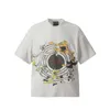 2024 Zomer Nieuwe S.M Cartoon anime-patroon Gedrukte korte mouwen T-shirt unisex batch