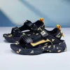 Sneakers Hot Sprzedawanie Summer Mody Rozmiar 29-40 Boys Childwear Non Slip Sandals Buty sportowe dla dzieci Q240506