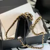 2024 Luxury chain dame schouder 19 cm crossbody handtas portemonnee portemonnee met doos